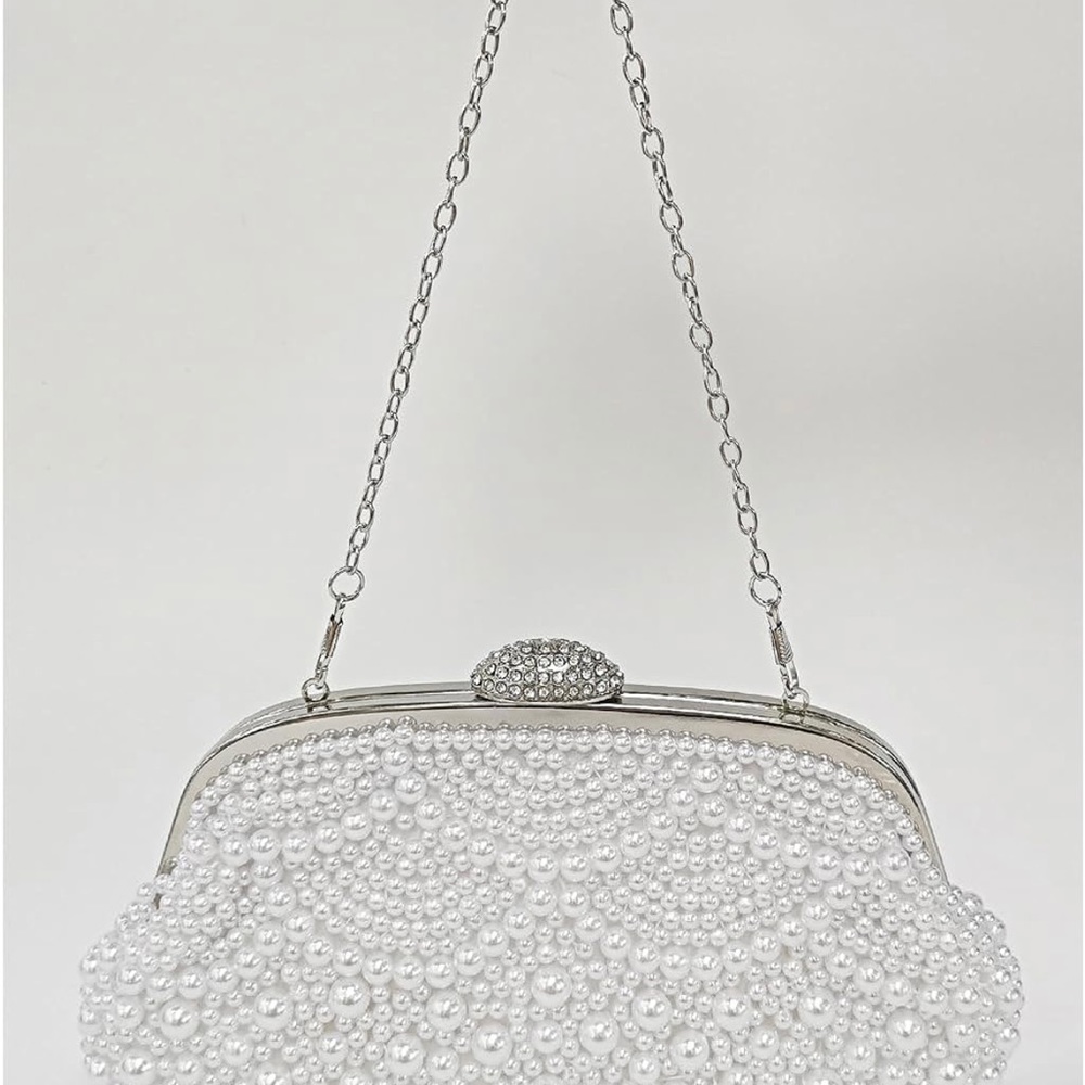 NWT Pearl Bridal Clutch! - Picture 9 of 10
